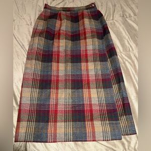 Vintage Talbots Wool Blend Midi Skirt Size 12